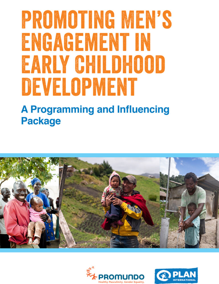 Promovendo o envolvimento masculino no desenvolvimento da primeira infância: um pacote de programação e influência